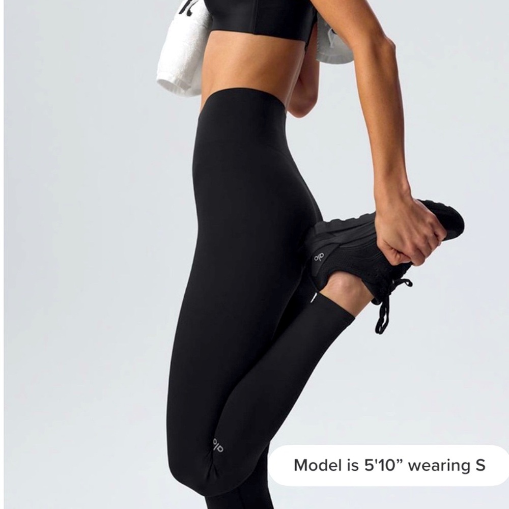 Alo Airlift Strength Extreme High-Waist 7/8 Legging black Size Large NWT